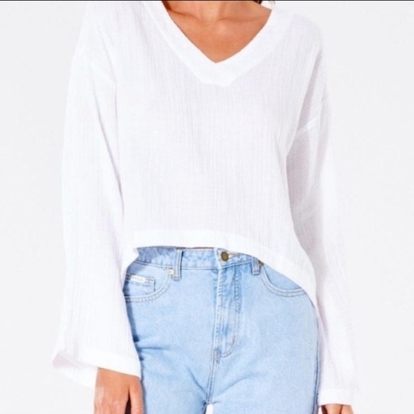 ☀️RIP CURL☀️ PREMIUM SURF LONGSLEEVE TOP COVER UP - Picture 6 of 10